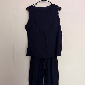 Navy Casual Lounge Set